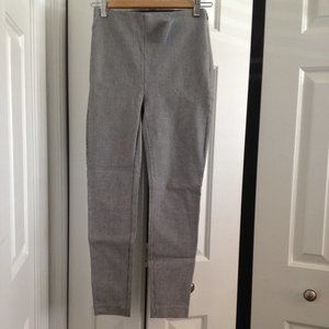 Petite Loft Side Zip Skinny Pants in Puppytooth Black/White Multi 00P